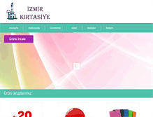 Tablet Screenshot of izmirkirtasiye.com